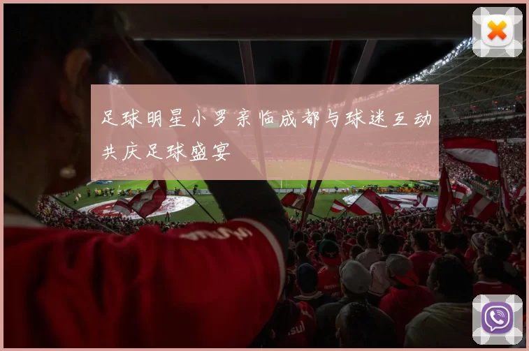 足球明星小罗亲临成都与球迷互动共庆足球盛宴